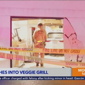 BMW smashes into Veggie Grill in Burbank 