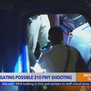 CHP investigates shooting on 210 Freeway