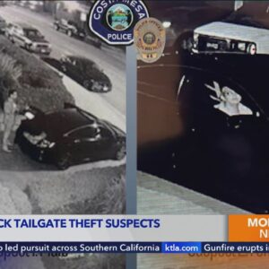 Costa Mesa police searching for serial truck-tailgate thieves