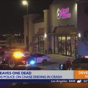 Suspect leads police on chase following deadly shooting outside Southern California Planet Fitness