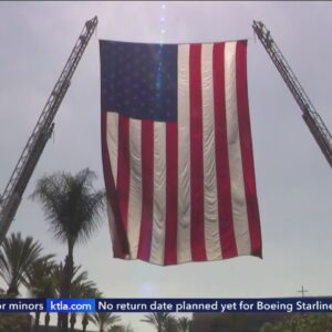 Memorial held for fallen Los Angeles County Fire Department firefighter