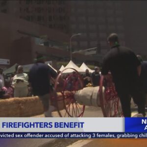 Hope for Firefighters fundraising event held in downtown Los Angeles