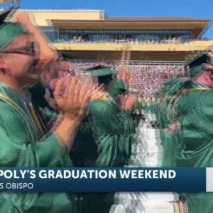 It’s a jammed packed weekend of graduations at Cal Poly