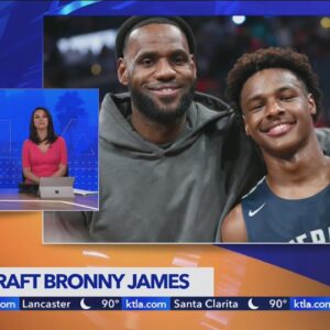 Lakers select Bronny James in NBA Draft