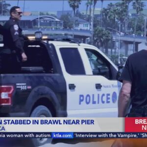 Large brawl breaks out near Santa Monica Pier leaving 2 hospitalized