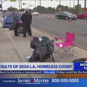 Los Angeles sees slight drop in homelessness