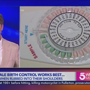 Male birth control works best when massaged into man's shoulders