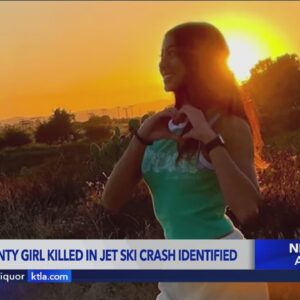 O.C. girl killed in jet ski crash identified