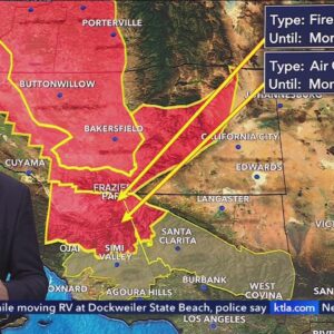 'Post Fire' prompts air quality alert for Los Angeles County