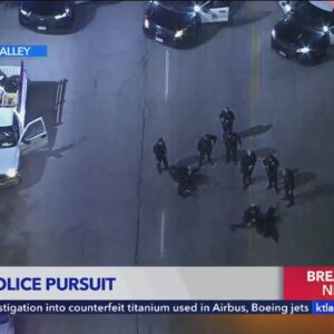 Pursuit suspects in custody