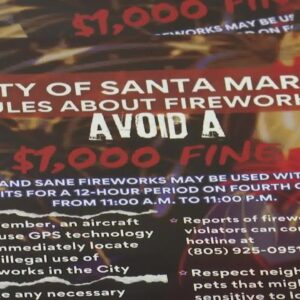 Santa Maria using three-fold approach to fireworks this year through education, enforcement, ...