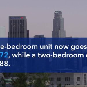 Rent is falling in Los Angeles
