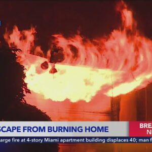 Residents escape Pasadena area home engulfed in flames