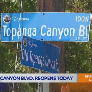 Locals rejoice as Topanga Canyon Boulevard reopens months ahead of schedule
