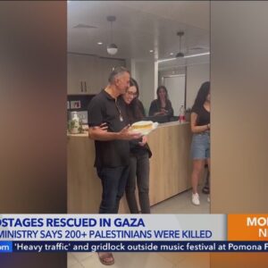 Israel rescues 4 hostages taken in Hamas’ Oct. 7 attack, and 210 Palestinians are reported killed