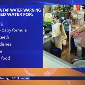 Santa Paula residents told not to drink their tap water