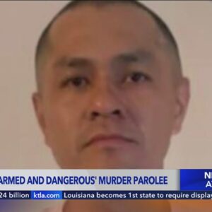 Search for 'armed and dangerous' murder parolee in South L.A.