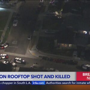 South L.A. rooftop gunman shot, killed by deputies