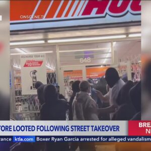 Street takeover leads to Auto Zone looting in Vermont Vista