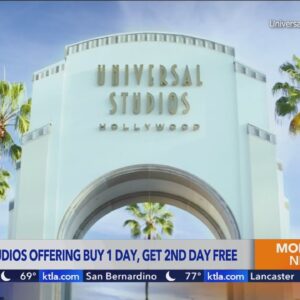 Universal Studios Hollywood launches 2-for-1 ticket deal