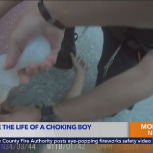 Video: Southern California police save choking 8-year-old boy’s life 