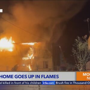 122-year-old abandoned Los Angeles home goes up in flames 