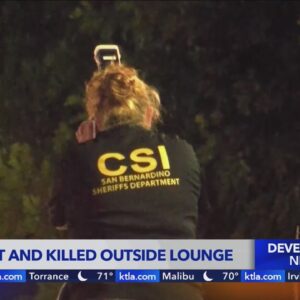 2 shot, killed outside bar in San Bernardino County