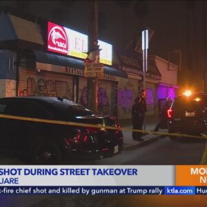 2 teens shot, robbed of their jewelry at street takeover in Los Angeles 