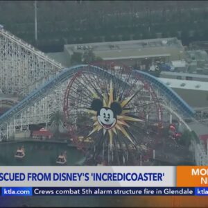 20 riders rescued from Disney's Incredicoaster