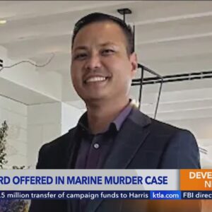 $20K reward offered in death of Marine found beaten, run over