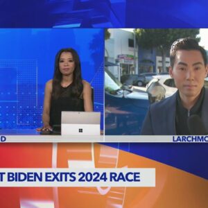 Angelenos react to Biden dropping out of the 2024 race