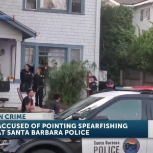 Santa Barbara man arrested for brandishing spearfishing gun during welfare check