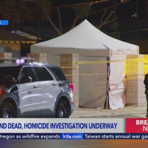 Baby found dead outside Woodland Hills home