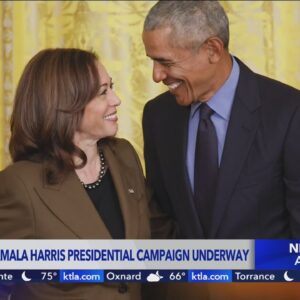 Barack and Michelle Obama endorse Kamala Harris in presidential bid