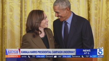 Barack and Michelle Obama endorse Kamala Harris in presidential bid