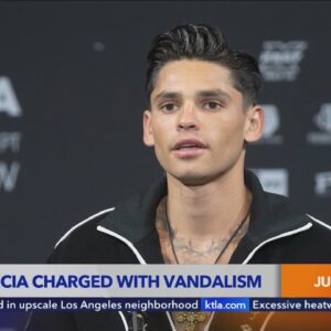 Boxer Ryan Garcia charged with vandalism