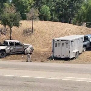 Three people transported to local hospitals after two-vehicle collision on Highway 154 Monday