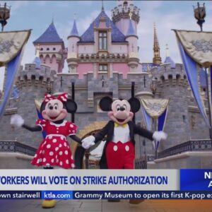 Disneyland cast members to vote on strike authorization