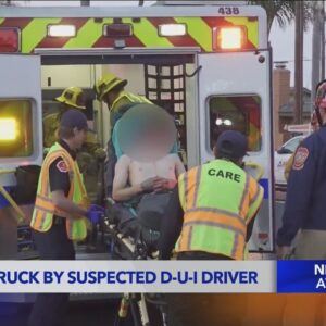 Family struck by suspected DUI driver