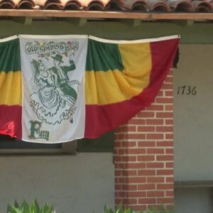 Fiesta decorations appearing citywide