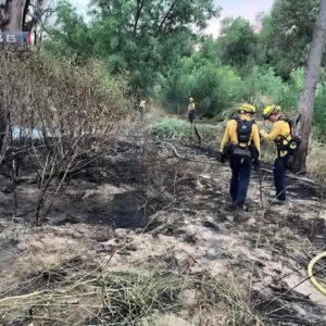 Fire crews extinguish ‘human caused’ fire in Paso Robles