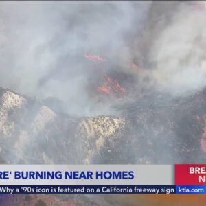 Firefighter injured battling 'Sharp Fire' in Simi Valley