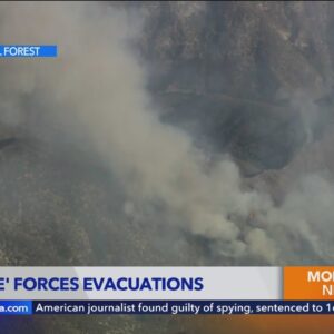 'Fork Fire' continues to burn in Angeles National Forest