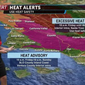 Heat alerts for Friday as another round of hot temperatures return