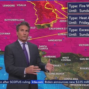 Heat, possible t-storms bring fire threat to SoCal this weekend