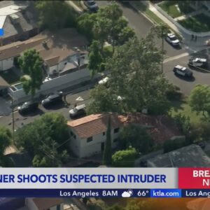 Homeowner shoots suspected intruder in San Fernando Valley