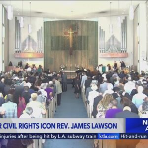 L.A. funeral held for Rev. James Lawson Jr., civil rights leader