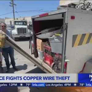 L.A. task force cracking down on copper wire thefts