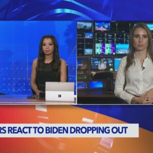 Lawmakers react to Biden dropping out