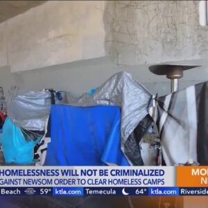 Los Angeles officials oppose Newsom’s push to clear encampments 